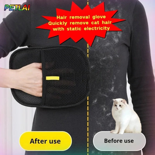 Pet Hair Removal Glove for Sofa, Clothes & Carpet